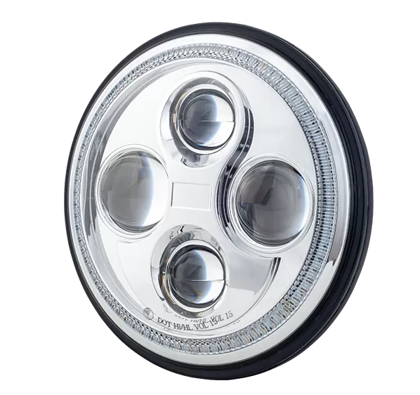 E-HDL-7-RD-RL 7 ”Zoll-Runden-LED-Scheinwerfer